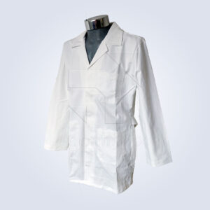 Bata de Laboratorio Gabardina Blanca