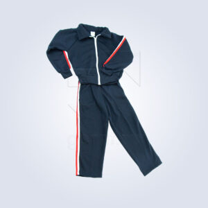 Pants Felpa Escolar Azul Marino Bicolor
