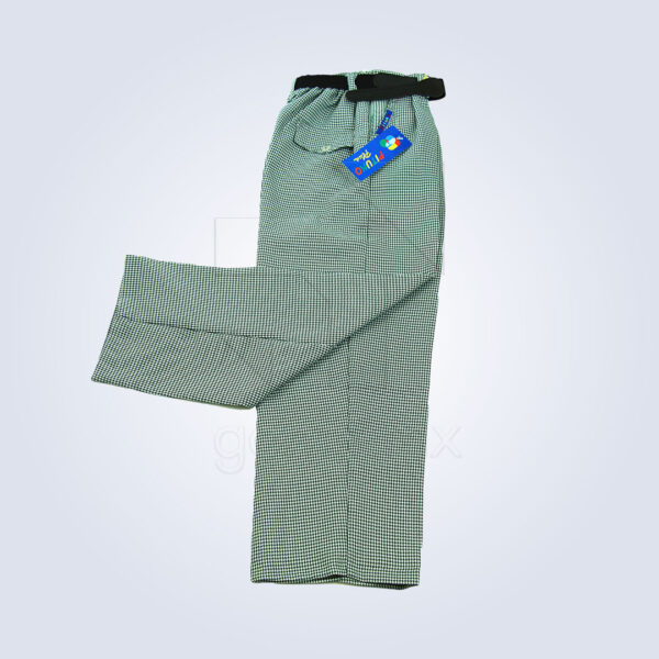 Pantalón Boxer Pata de Gallo Escolar Verde