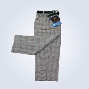 Pantalón Boxer Principe de Gales Escolar Rojo