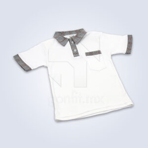 Playera Lobito Escolar Principe de Gales Rojo