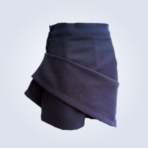 Short Falda Escolar Azul Marino